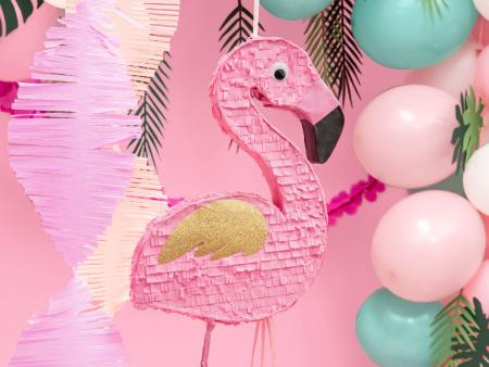 Zugband Pinata Flamingo